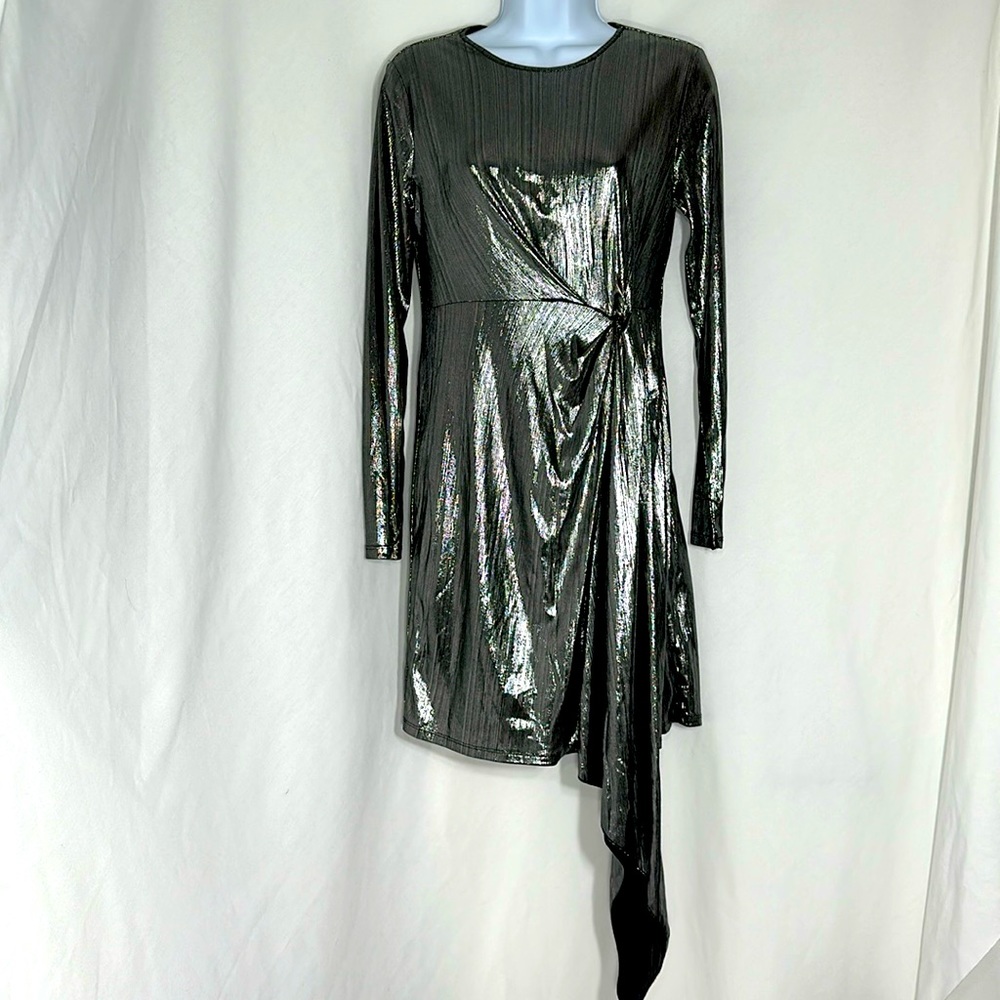 Gabrielle Union New York & Company Silver Dress | Size: XS